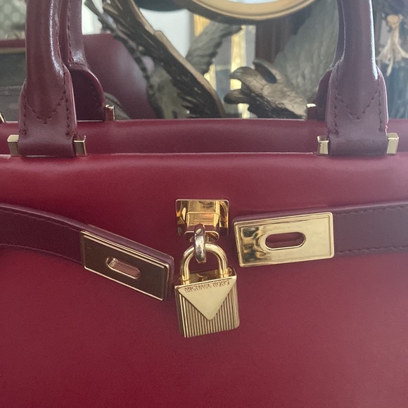 Michael Kors burgundy red luxury line high end $695 like new - Picture 3 of 12